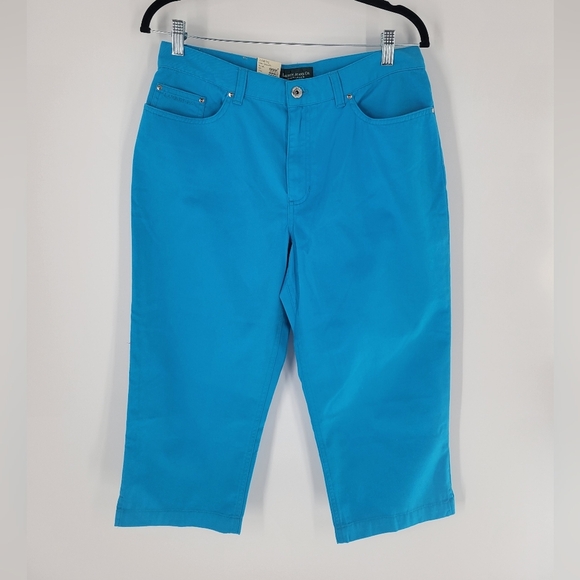 LRL Lauren Jeans Co. Ralph Lauren women's denim Capri Jean Size 12P - Picture 1 of 4